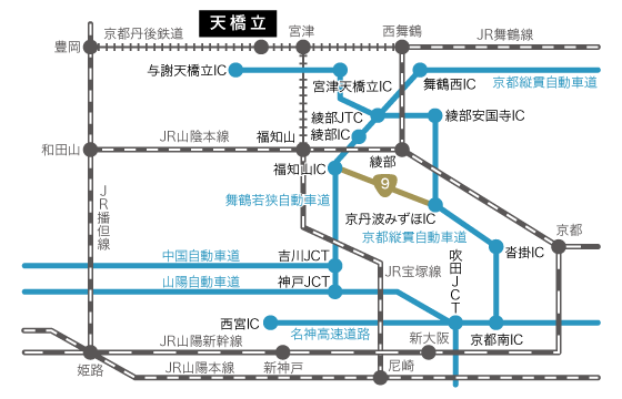 天橋立へのアクセス