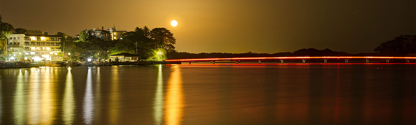 福浦橋の夜景