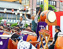 松岛河灯大会 海之盆