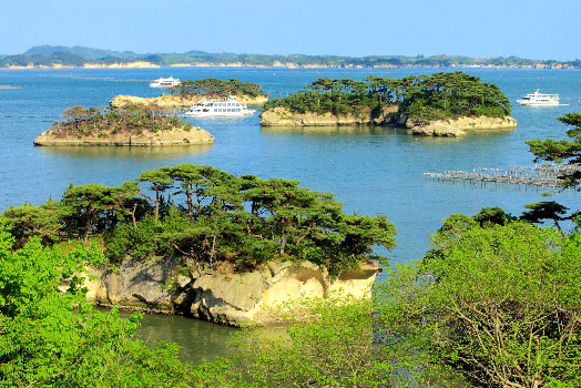 大日本三景一 松嶋真景全圖